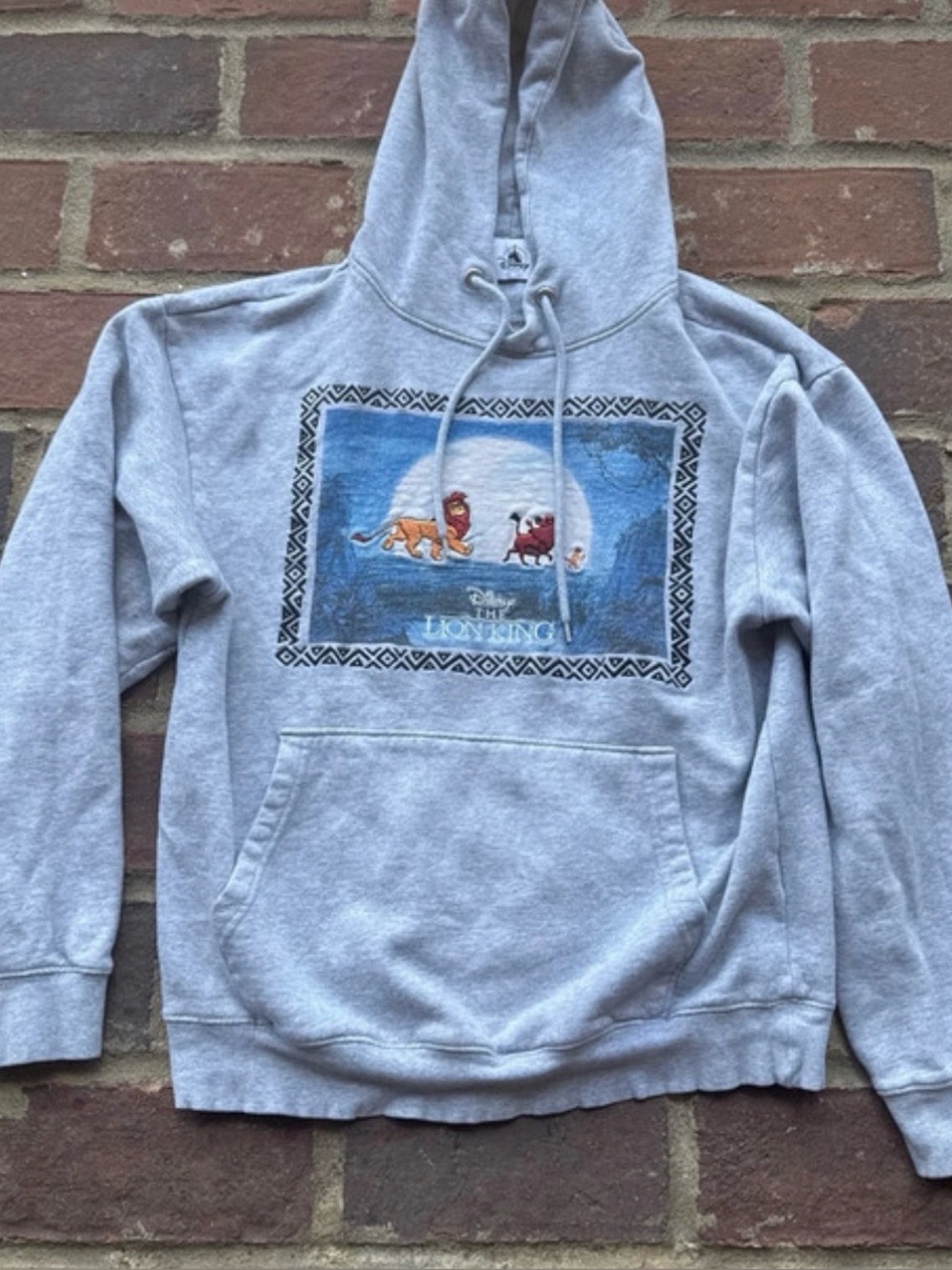🔥Disney Parks - THE LION KING - Embroidered Graphic Pullover Hoodie - XS💥